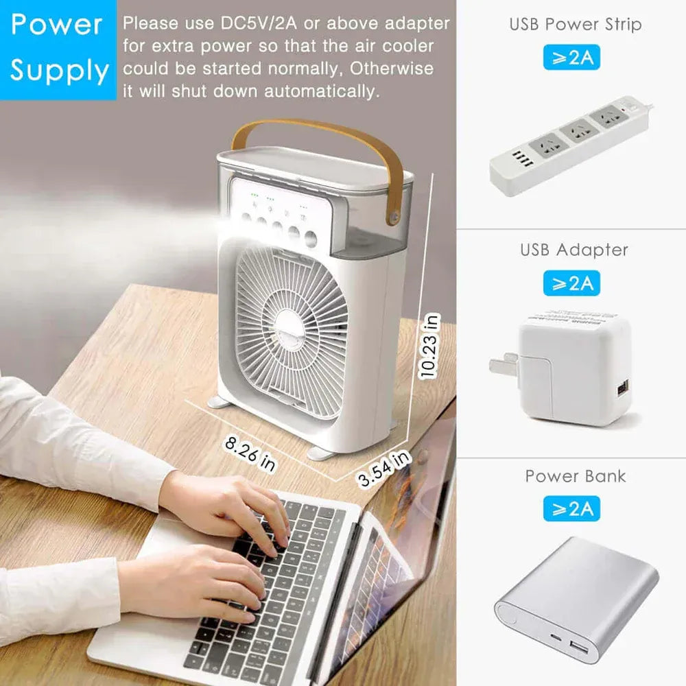 Portable Mini Air Cooler | 6 Months Warranty Included